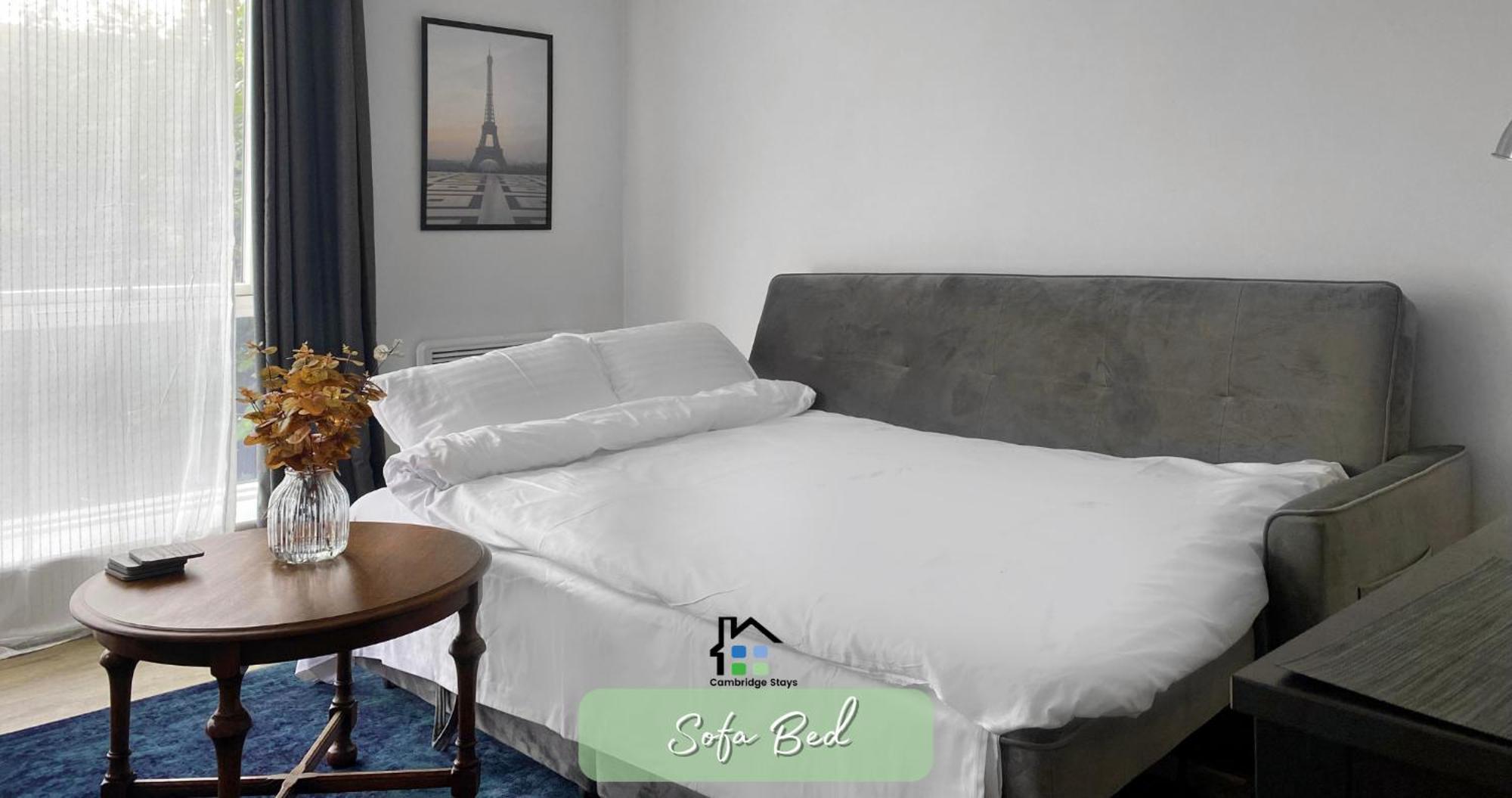 Cambridge Stays Central Apart Hotel 2Br Flats-Easy Walk To City Centre-Parking-Balcony Exterior photo